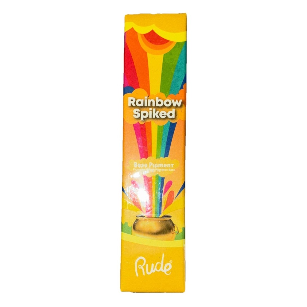 RUDE Rainbow‎ Spiked Vibrant Colors Base Pigment Yellow 0.42oz NEW